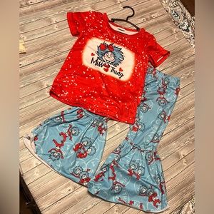 Dr Seuss Miss Thing 2 Piece 4T